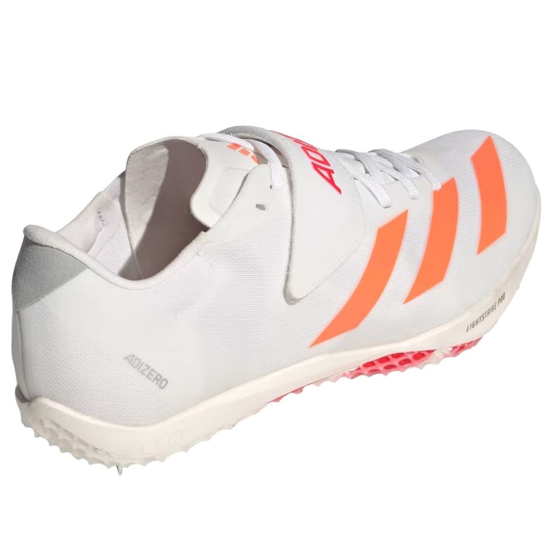 adidas Adizero High Jump 'White Lucid Orange' JQ0811