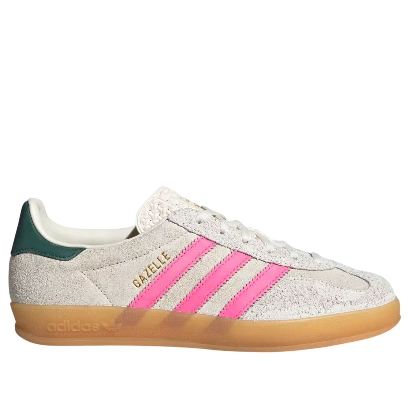 (WMNS) adidas Gazelle Indoor 'Off White Lucid Pink' JQ1096