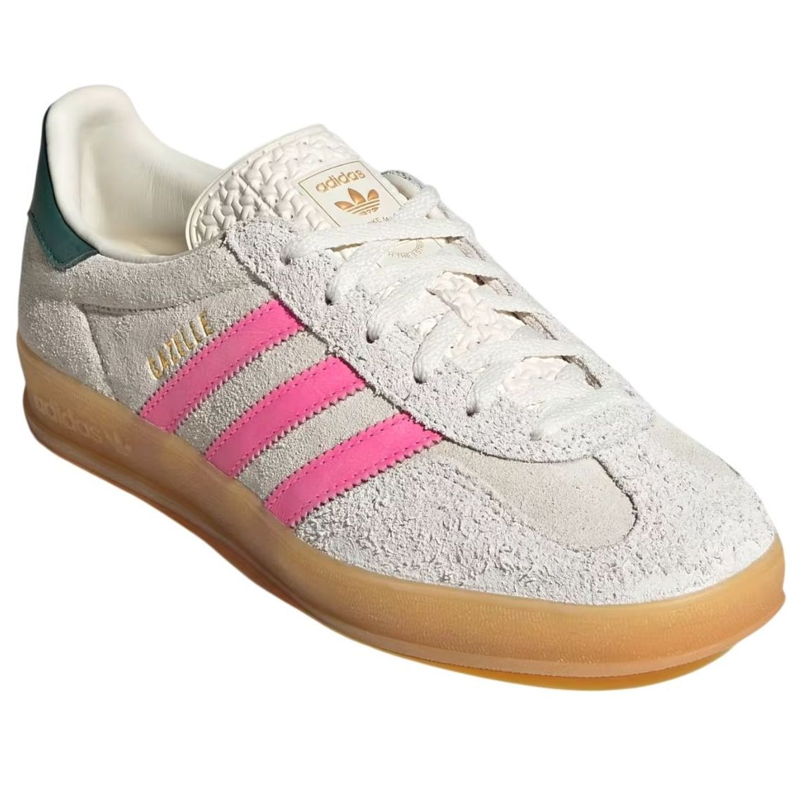(WMNS) adidas Gazelle Indoor 'Off White Lucid Pink' JQ1096