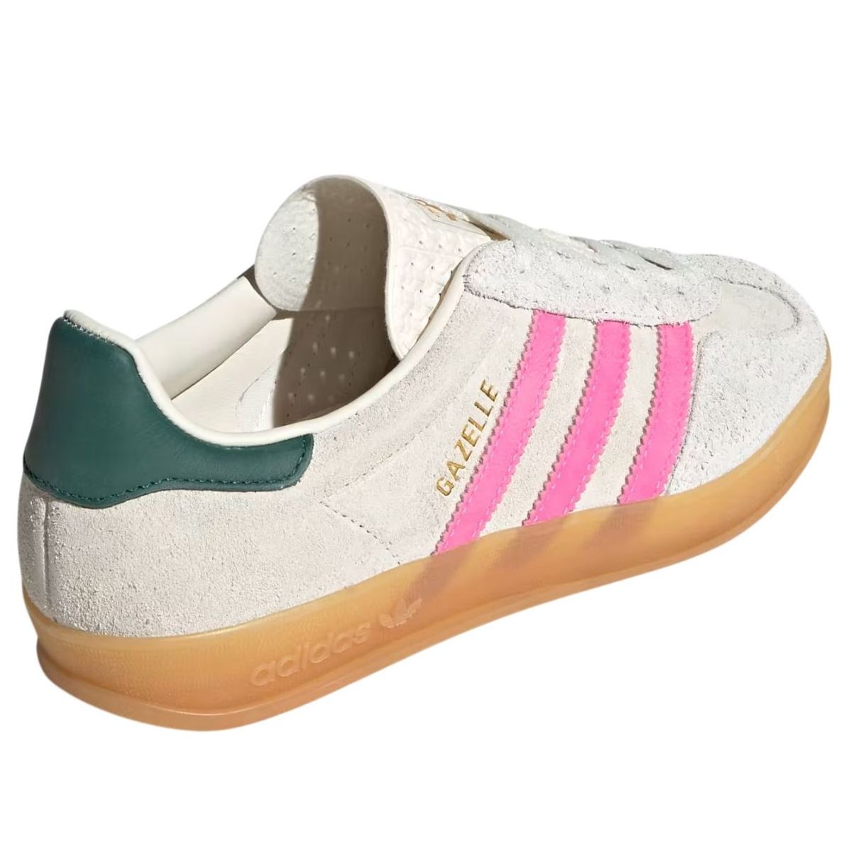 (WMNS) adidas Gazelle Indoor 'Off White Lucid Pink' JQ1096