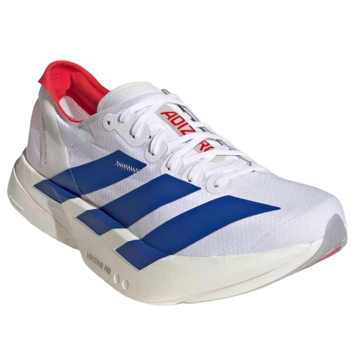 (WMNS) adidas Adizero Adios Pro 4 'Cloud White Blue Pure Ruby' JQ1691