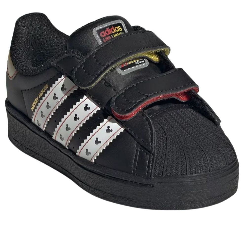 (TD) adidas Disney Superstar LED Light 'Black White' JQ2806