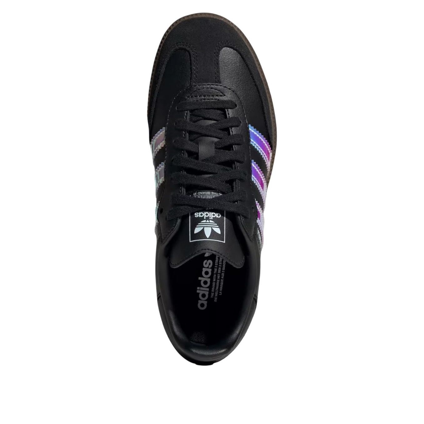 (GS) adidas Samba 'Black Iridescent Stripes'  JQ2852
