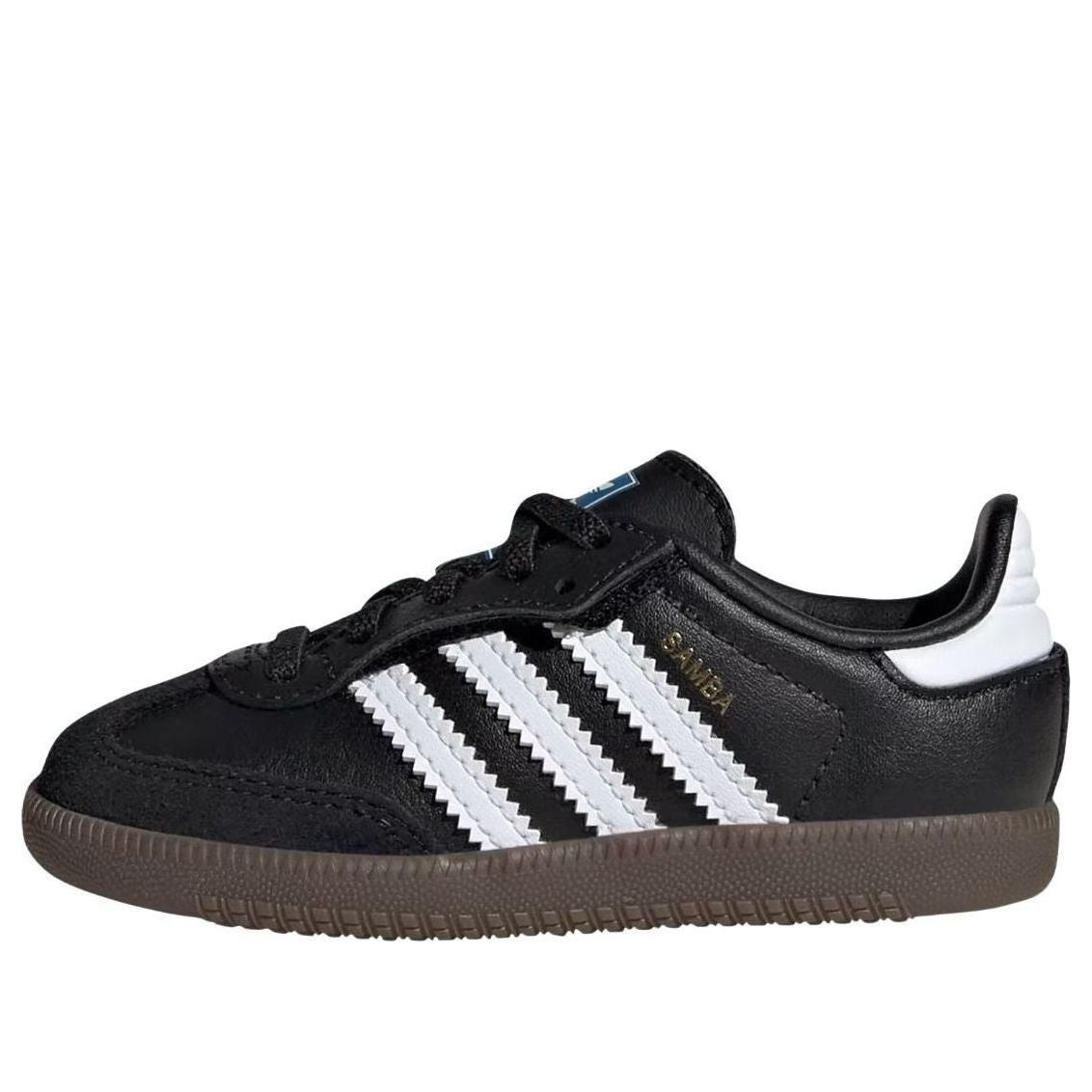 (TD) adidas Samba OG Elastic Lace 'Black White' JQ3192