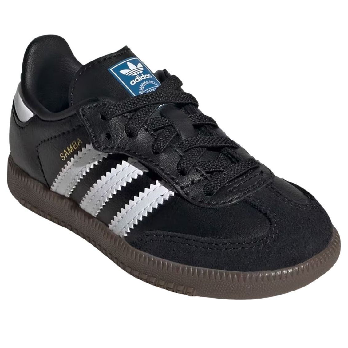 (TD) adidas Samba OG Elastic Lace 'Black White' JQ3192