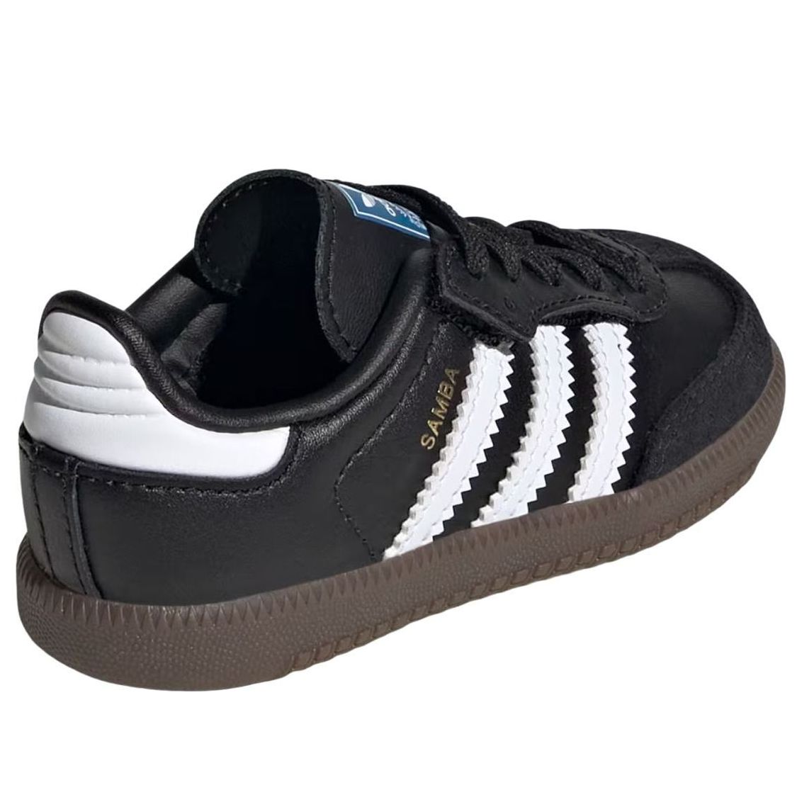 (TD) adidas Samba OG Elastic Lace 'Black White' JQ3192