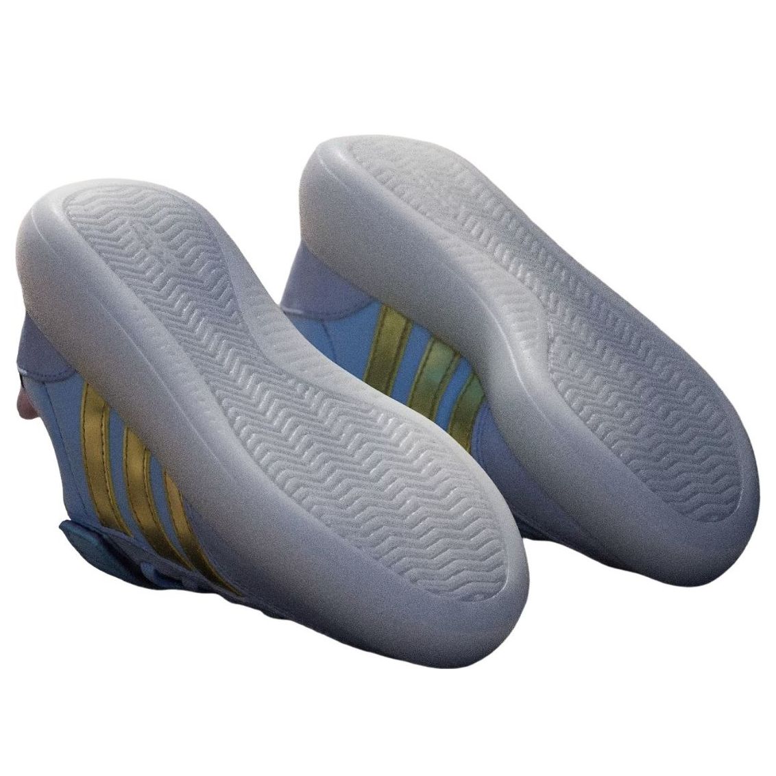(PS) adidas x Disney Frozen Barreda Decode 'Glow Blue Gold Metallic' JQ4378