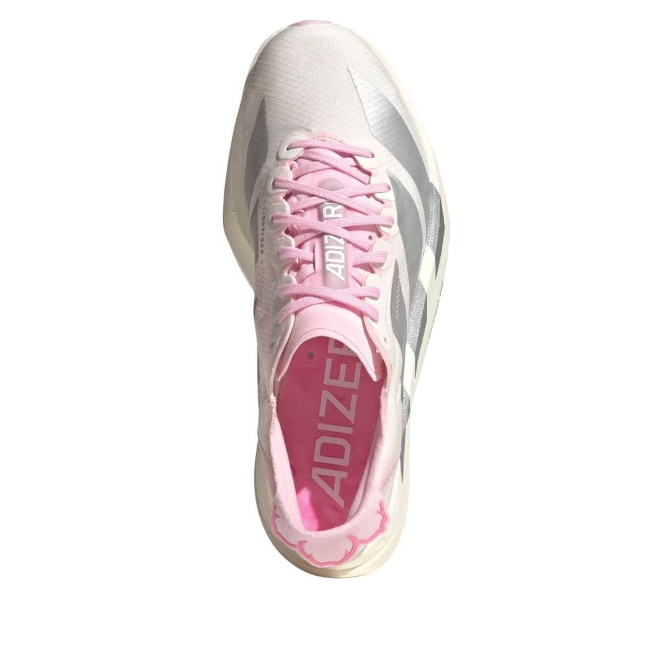 (WMNS) adidas Adizero Adios Pro 4 'White Silver Metallic Clear Pink' JQ4446