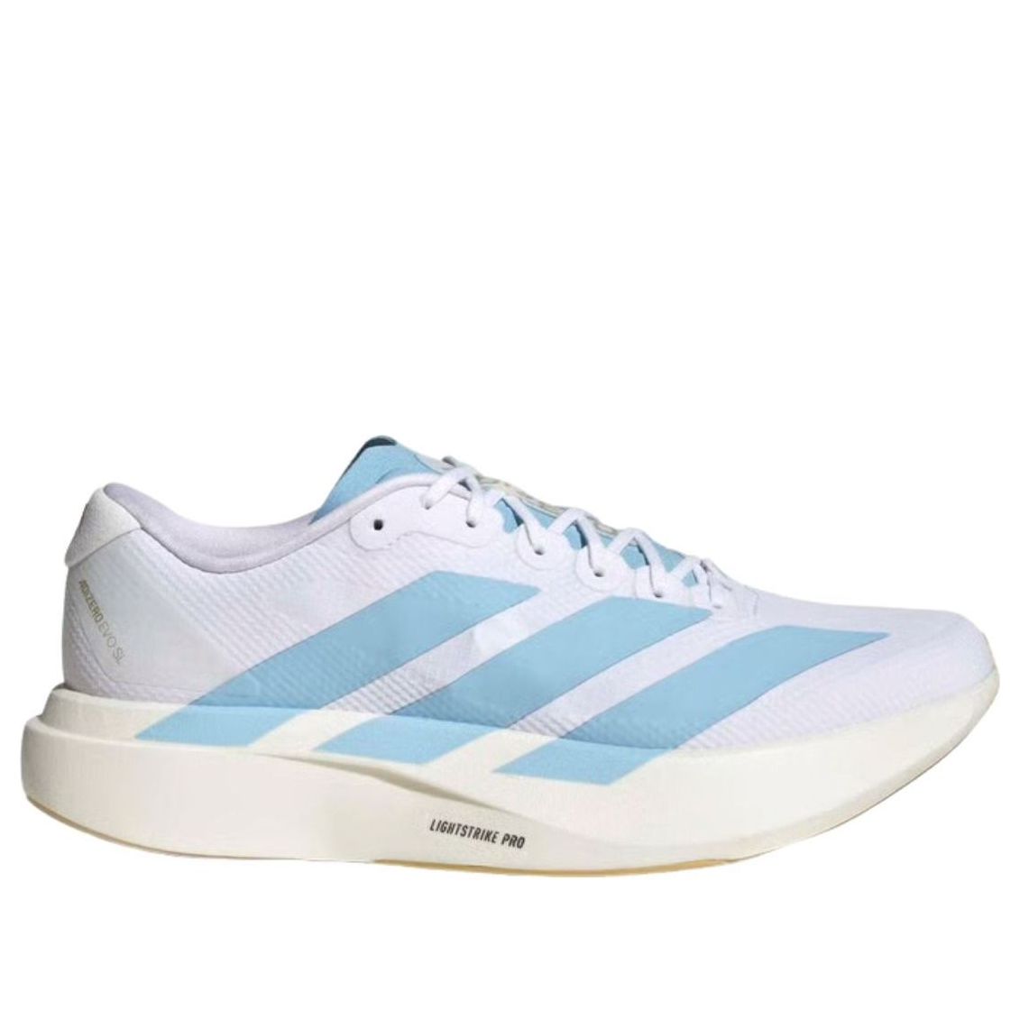 adidas Adizero Evo SL Woven 'White Clear Blue' JQ4527