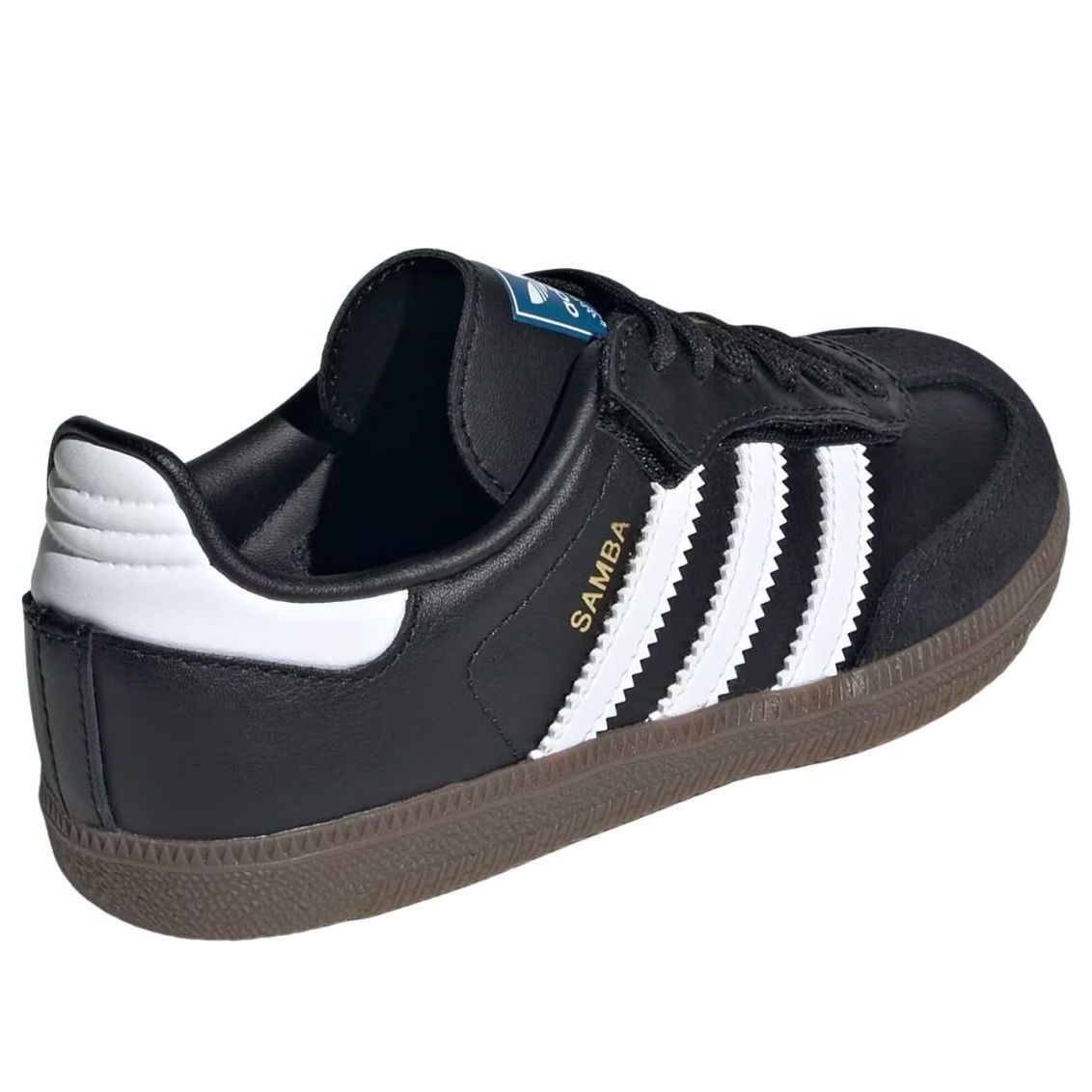 (PS) adidas Samba OG Elastic Lace 'Black White' JQ6390
