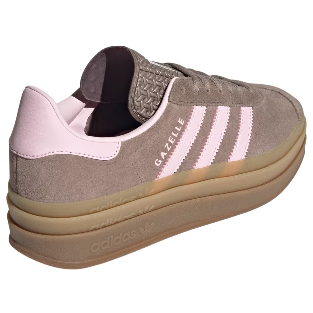 (WMNS) adidas Gazelle Bold 'Trace Brown Clear Pink' JQ6436