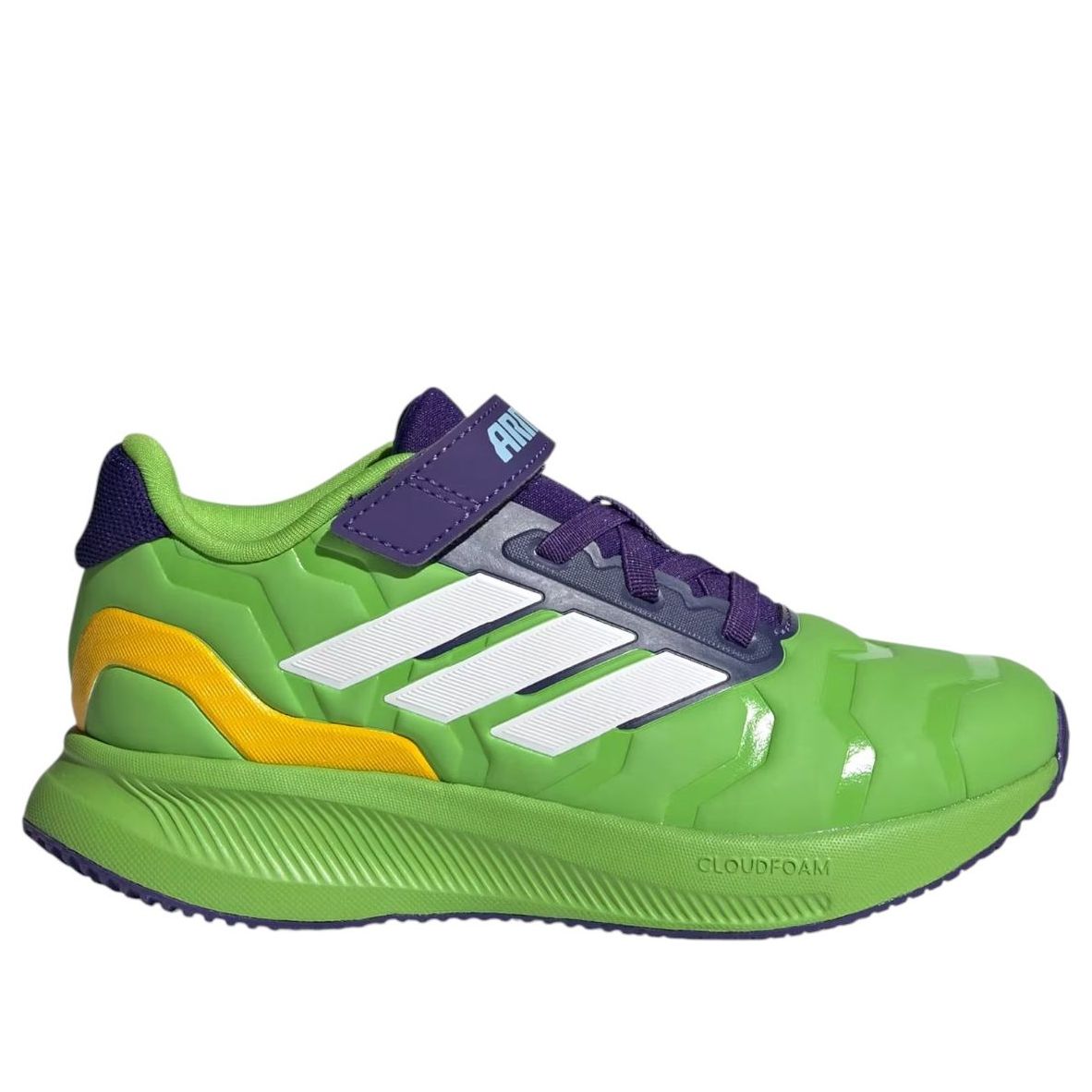 (PS) adidas x Iron Hulk Runfalcon 5 'Semi Solar Green Cloud White' JQ6689