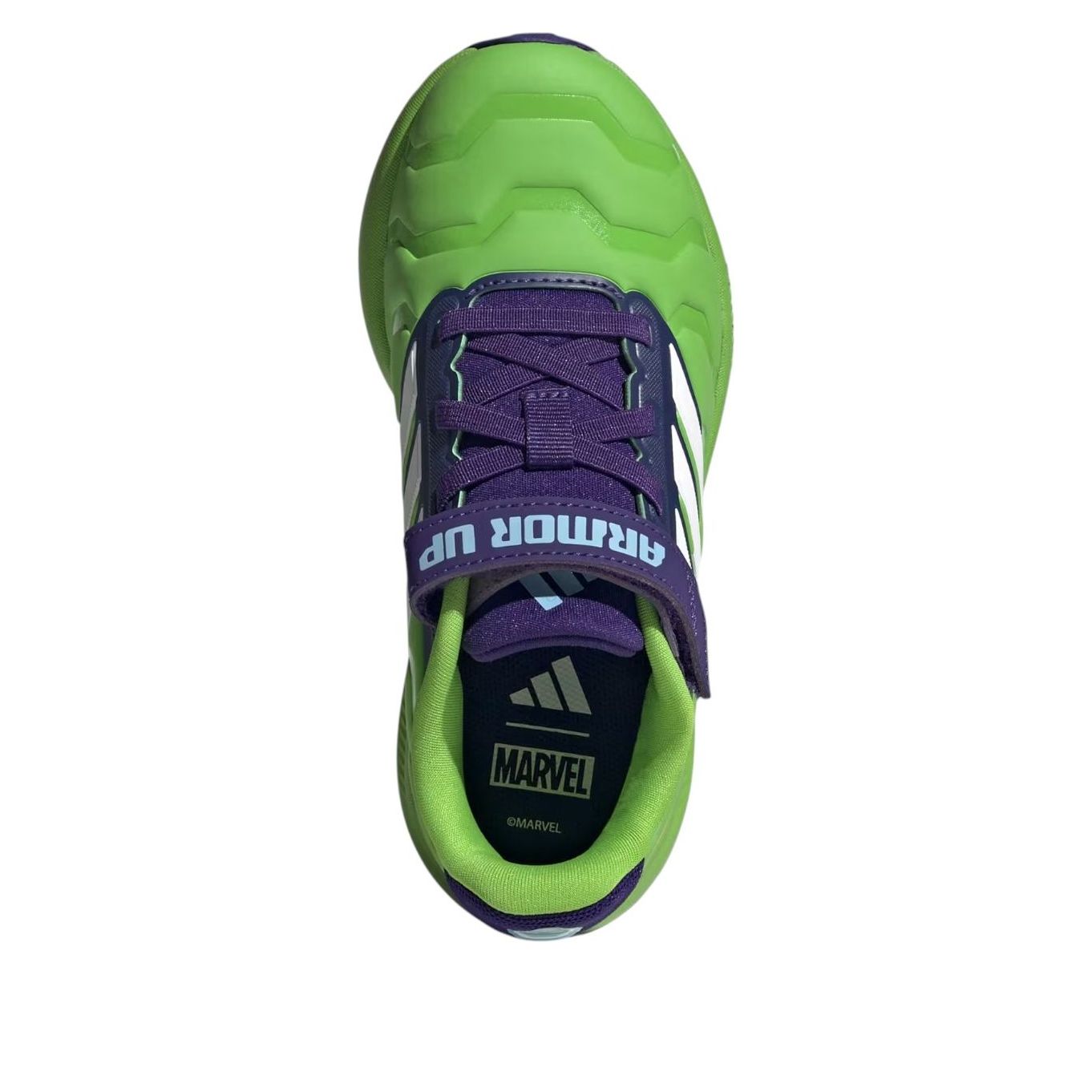 (PS) adidas x Iron Hulk Runfalcon 5 'Semi Solar Green Cloud White' JQ6689