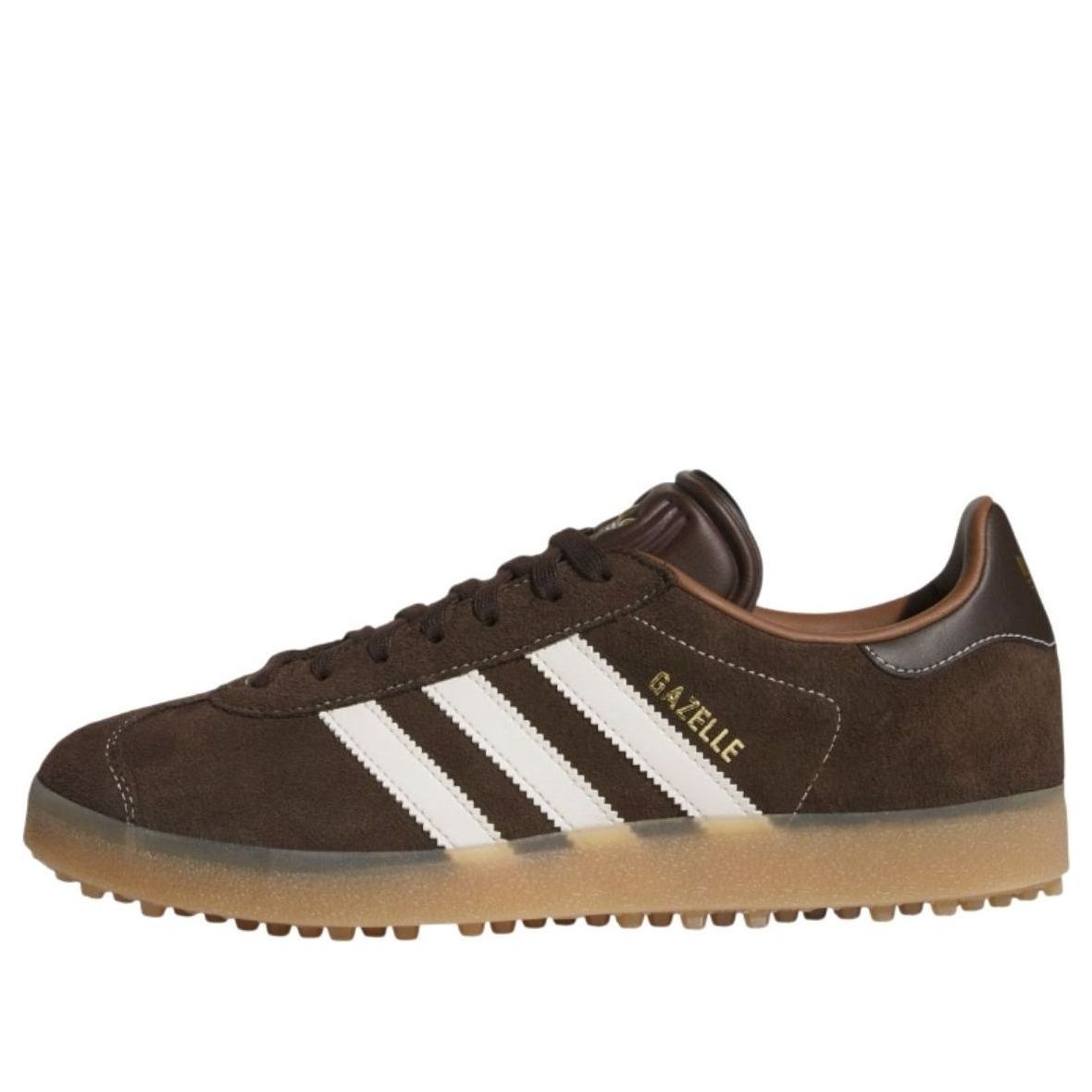 adidas Gazelle Spikeless Golf 'Dark Brown Chalk White' JQ7747