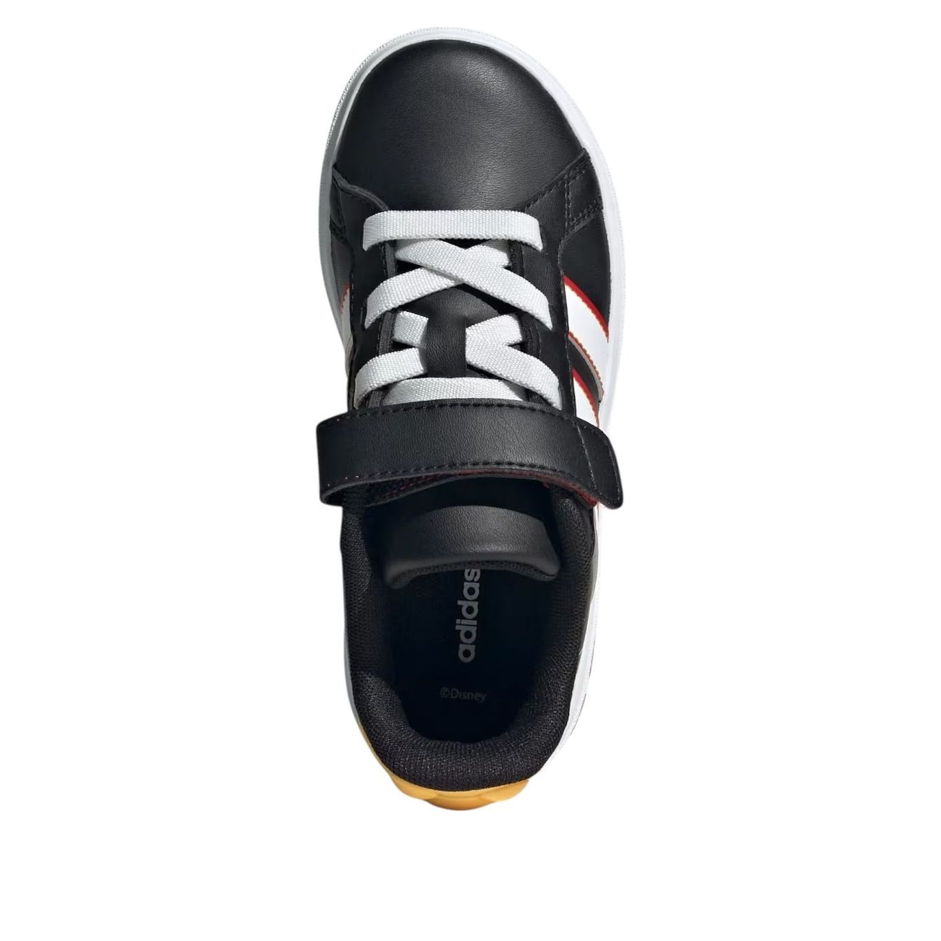 (GS) adidas x Disney Mickey Mouse Grand Court 'Core Black White' JQ7829