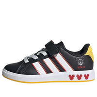 (GS) adidas x Disney Mickey Mouse Grand Court 'Core Black White' JQ7829