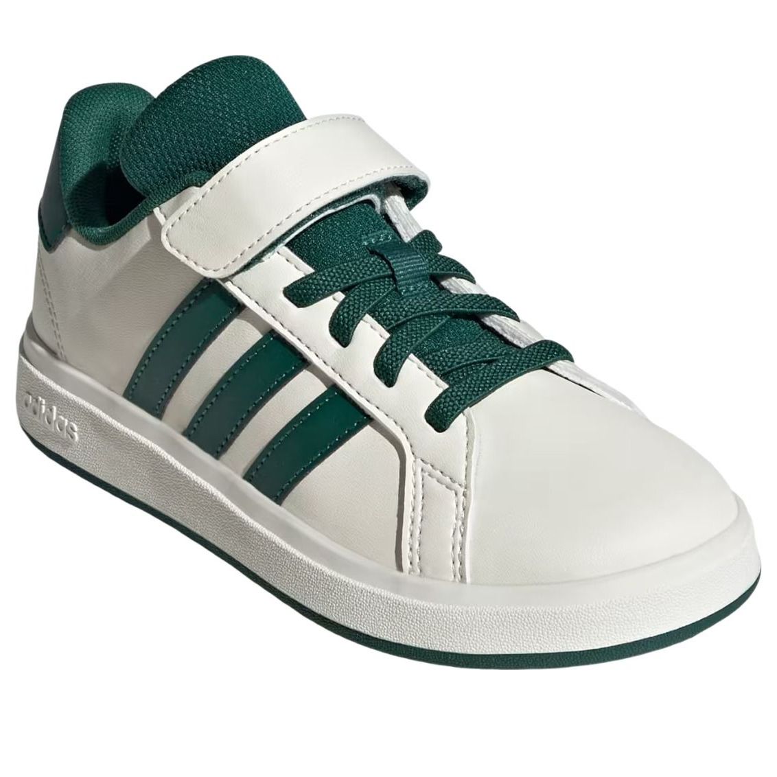 (PS) adidas GrandCourt 2.0 'Off White Collegiate Green' JQ8004