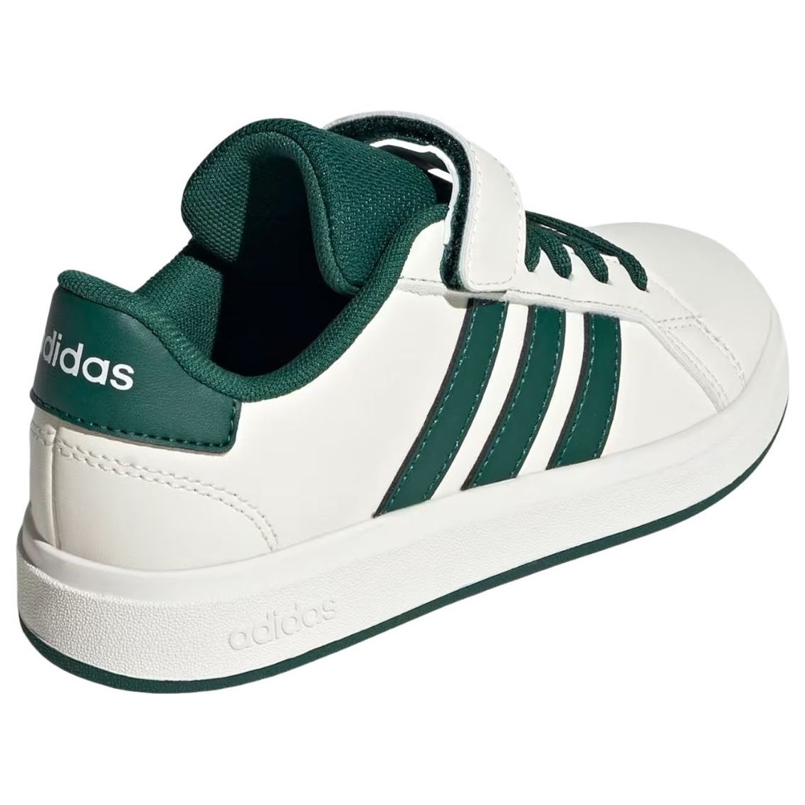 (PS) adidas GrandCourt 2.0 'Off White Collegiate Green' JQ8004