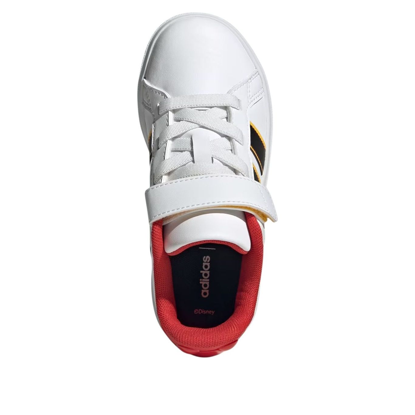 (GS) adidas x Disney Mickey Mouse Grand Court 'Cloud White Black' JQ8067