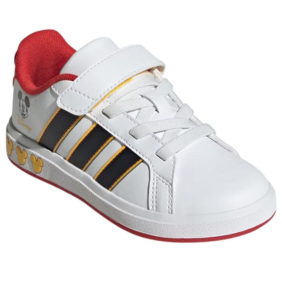 (GS) adidas x Disney Mickey Mouse Grand Court 'Cloud White Black' JQ8067