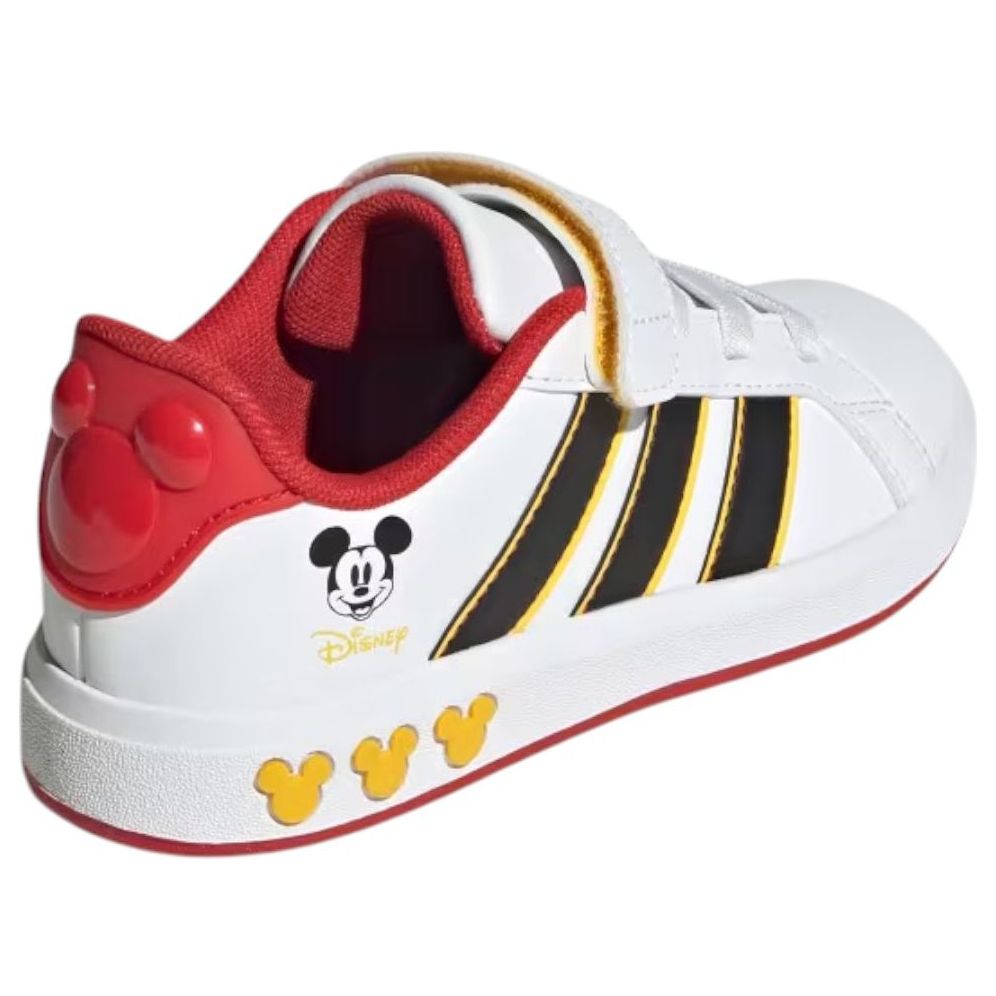 (GS) adidas x Disney Mickey Mouse Grand Court 'Cloud White Black' JQ8067