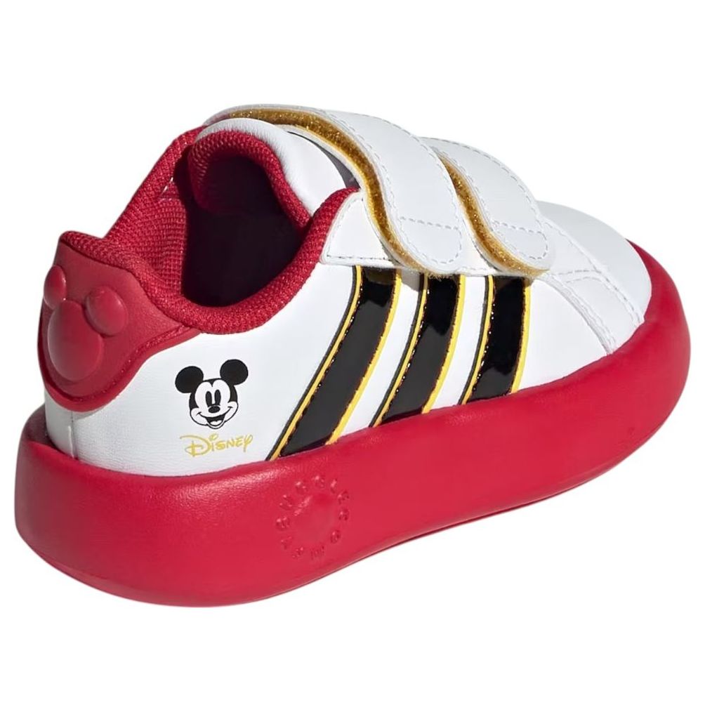 (TD) adidas x Disney Mickey Mouse Grand Court 'Cloud White Black' JQ8070