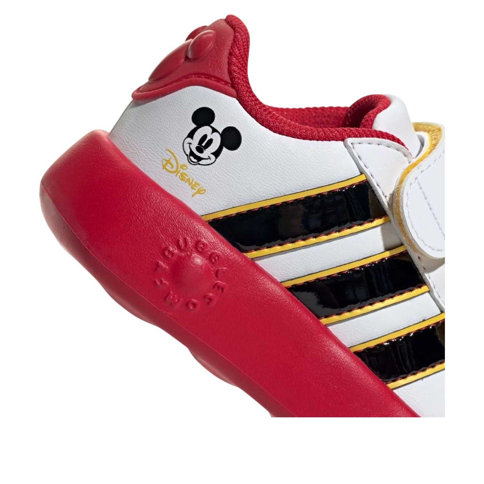 (TD) adidas x Disney Mickey Mouse Grand Court 'Cloud White Black' JQ8070