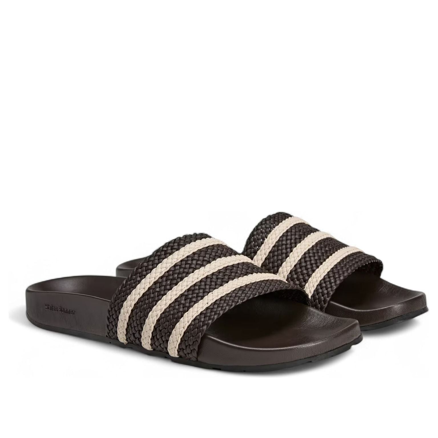 adidas x Wales Bonner Adilette Slides Asia Sizing 'Dark Brown' JR0229