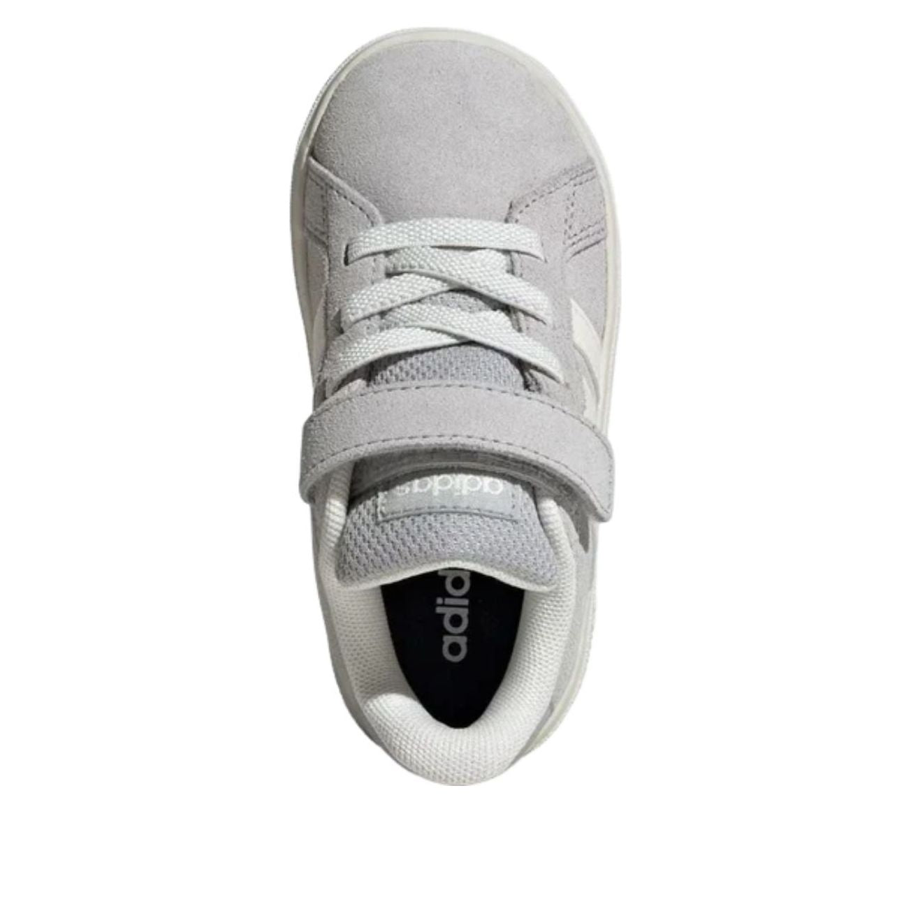 (TD) adidas Grand Court 2.0 'Grey Two Off White' JR0782