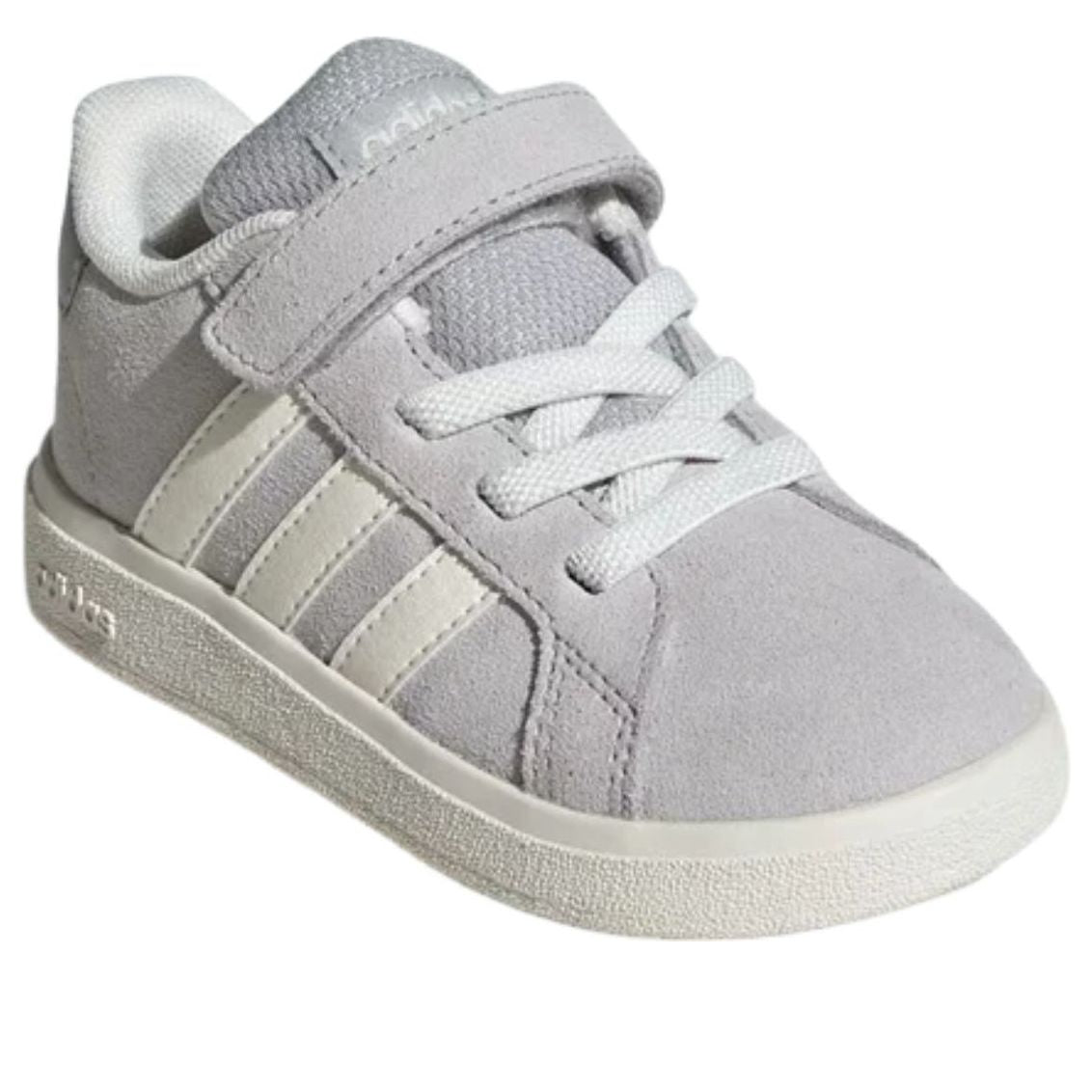(TD) adidas Grand Court 2.0 'Grey Two Off White' JR0782