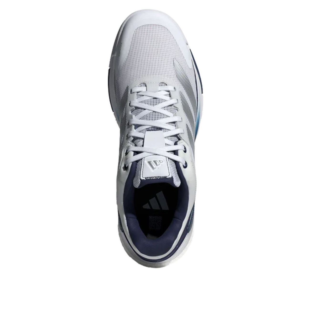 adidas Crazyquick Boost Padel 'White Silver Dark Blue'  JR2124