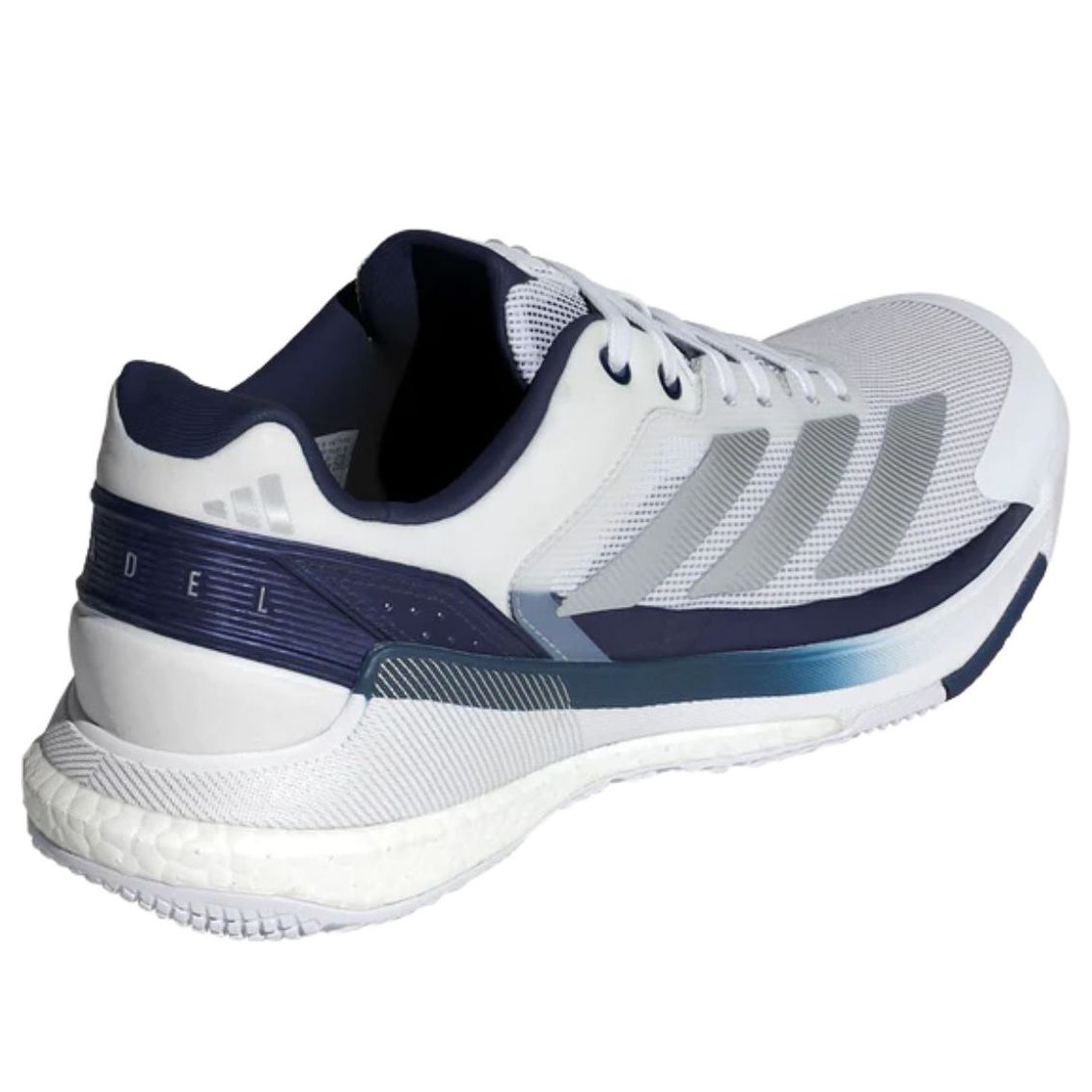adidas Crazyquick Boost Padel 'White Silver Dark Blue'  JR2124