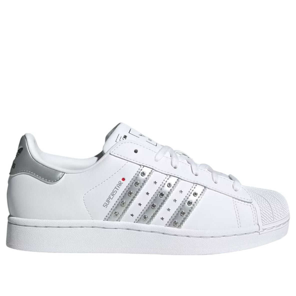 (WMNS) adidas Superstar II 'White Metallic Silver' JR4505