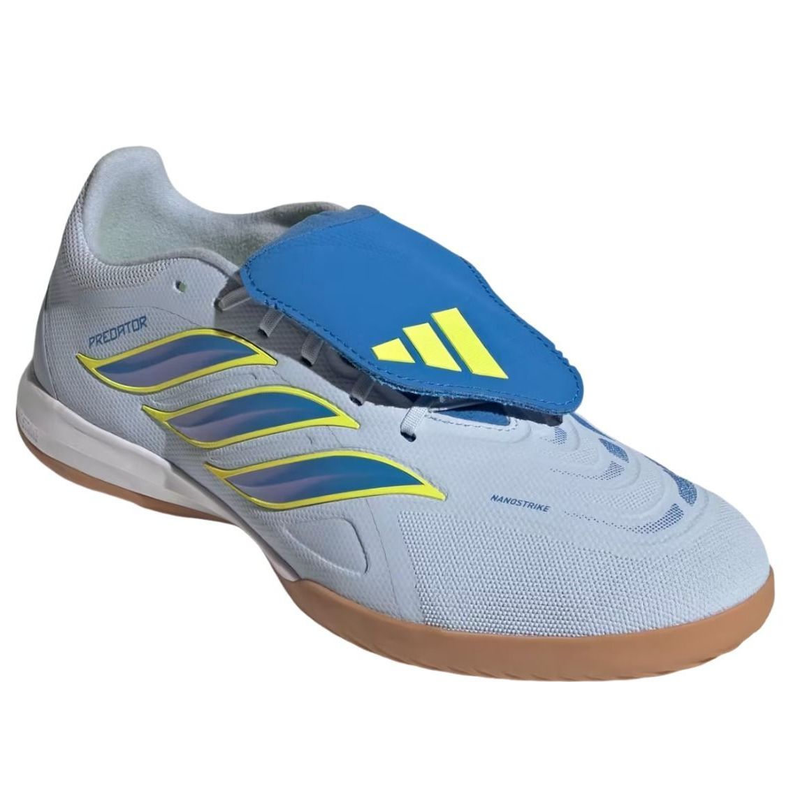adidas Predator League Fold-Over Tongue IC 'Crystal Sky Ray Blue Solar Yellow' JR4740