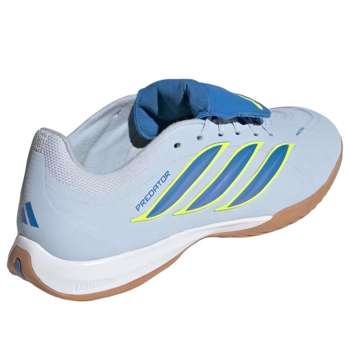 adidas Predator League Fold-Over Tongue IC 'Crystal Sky Ray Blue Solar Yellow' JR4740