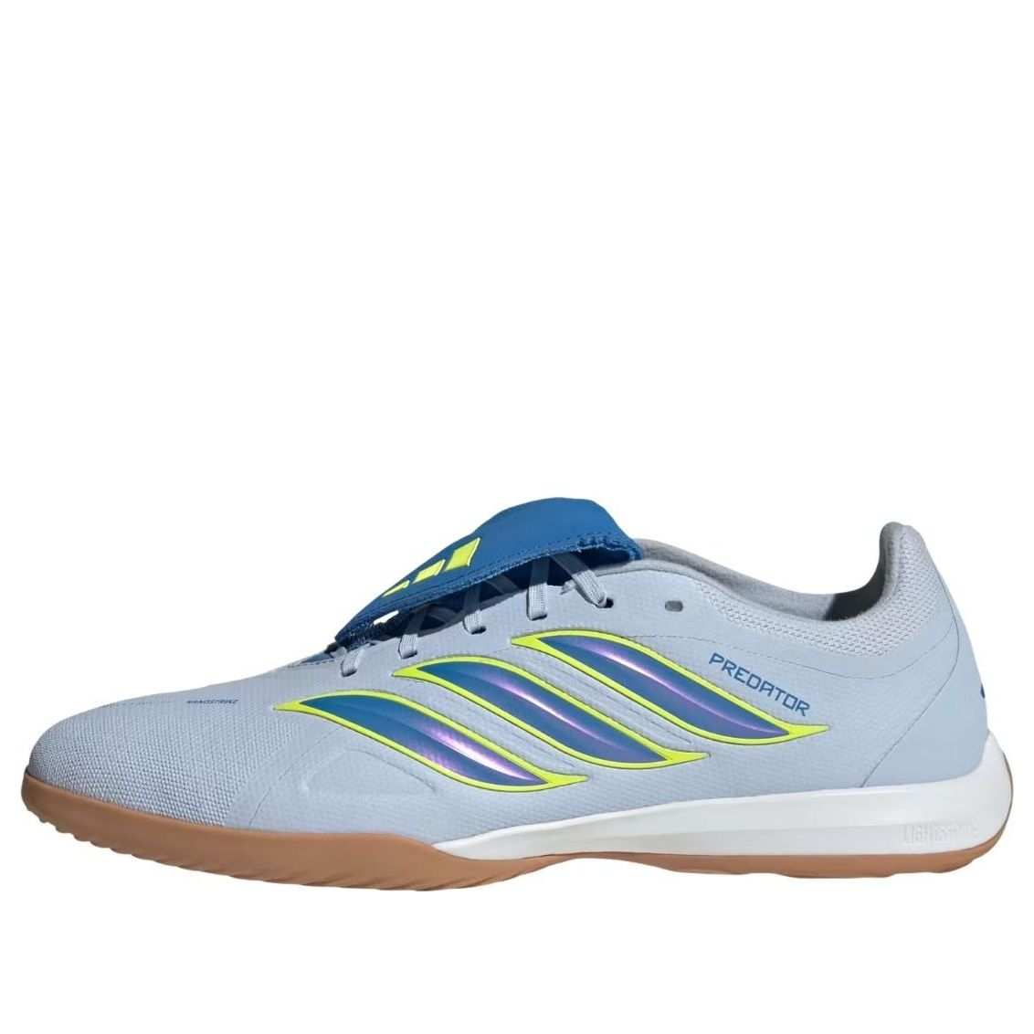 adidas Predator League Fold-Over Tongue IC 'Crystal Sky Ray Blue Solar Yellow' JR4740