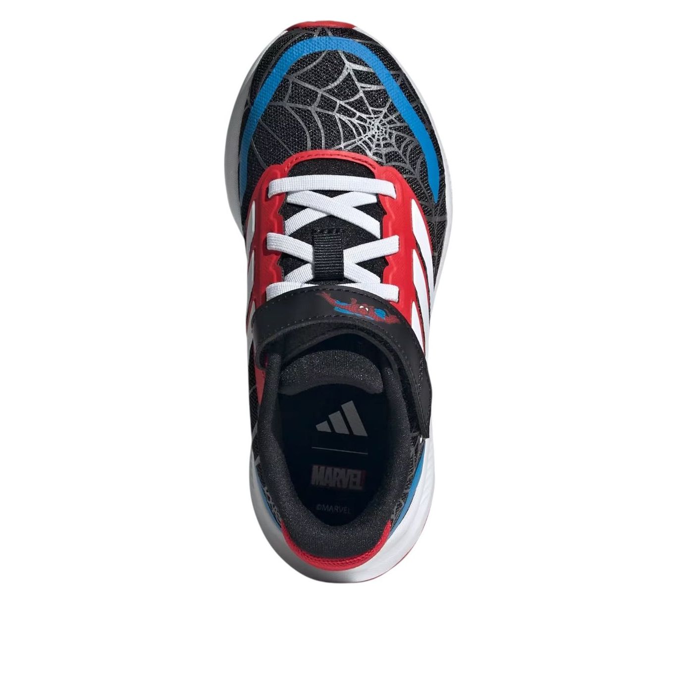 (PS) adidas x Marvel Spider-man Runfalcon 'Core Black White Ruby' JR5660