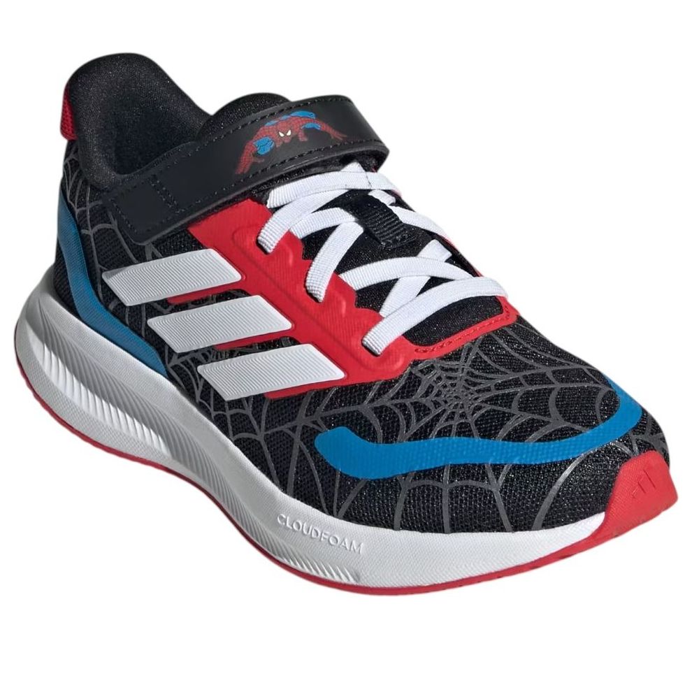 (PS) adidas x Marvel Spider-man Runfalcon 'Core Black White Ruby' JR5660