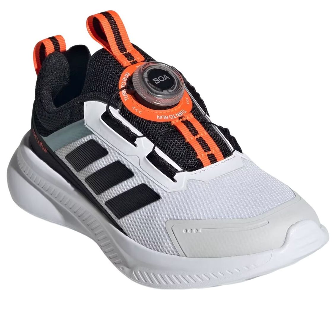 (PS) adidas Fortarun 4.0 'White Black Impact Orange' JR5724