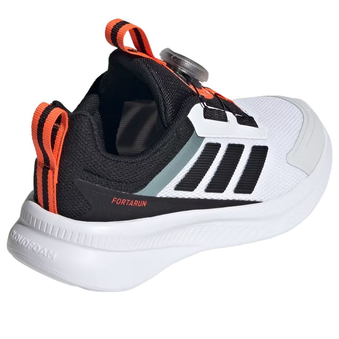 (PS) adidas Fortarun 4.0 'White Black Impact Orange' JR5724