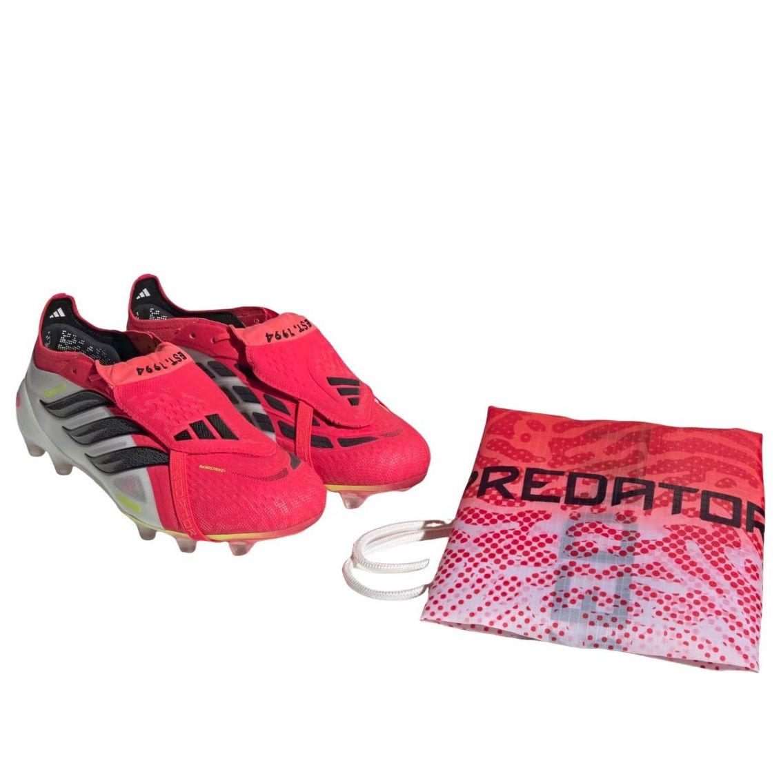adidas Predator Elite Fold Over Tongue AG 'Lucid Red Cloud White' JR5899