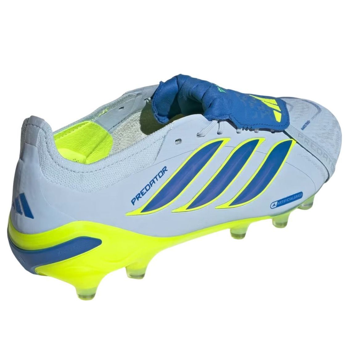 adidas Predator Elite Fold-Over Tongue AG 'Crystal Sky Ray Blue Solar Yellow' JR5900
