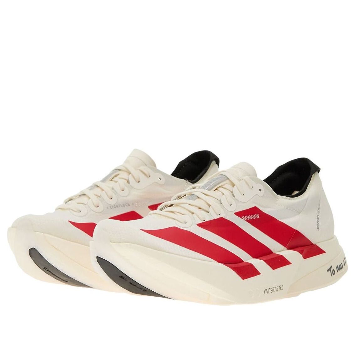 (WMNS) adidas Adizero Adios Pro 4 'White Better Scarlet Black' JR6350