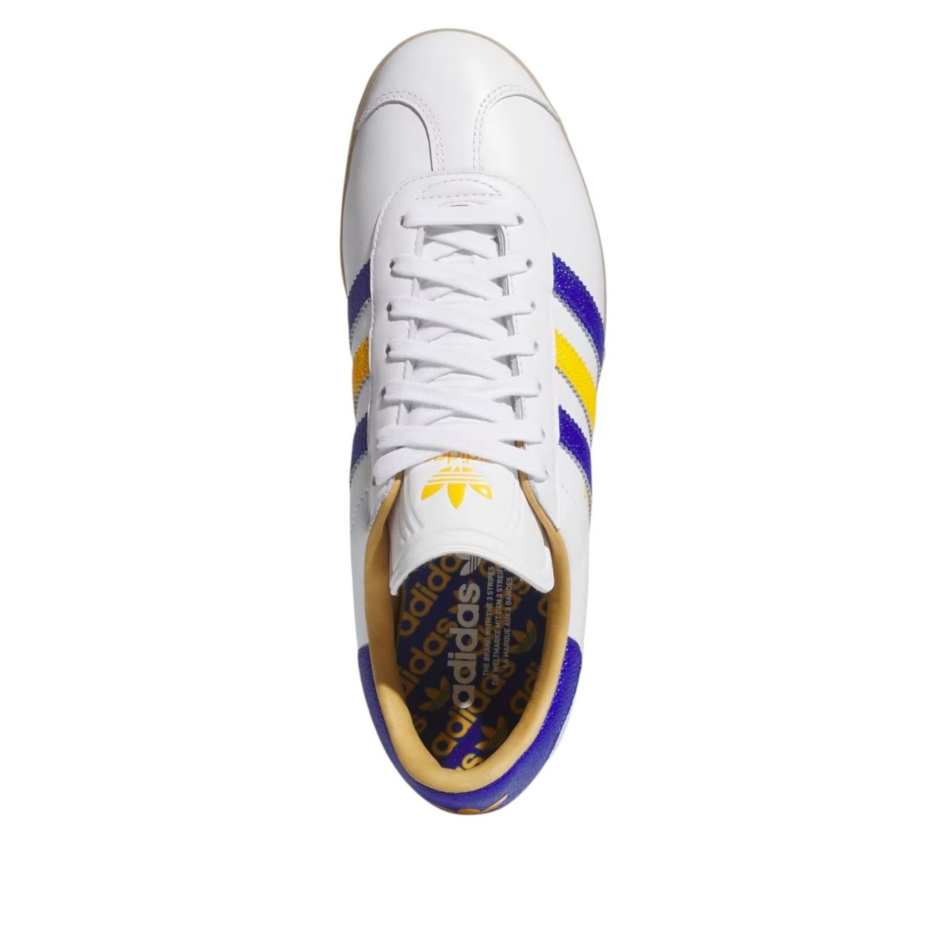 adidas Gazelle Golf LE 'Cloud White Lucid Blue Yellow' JR6700