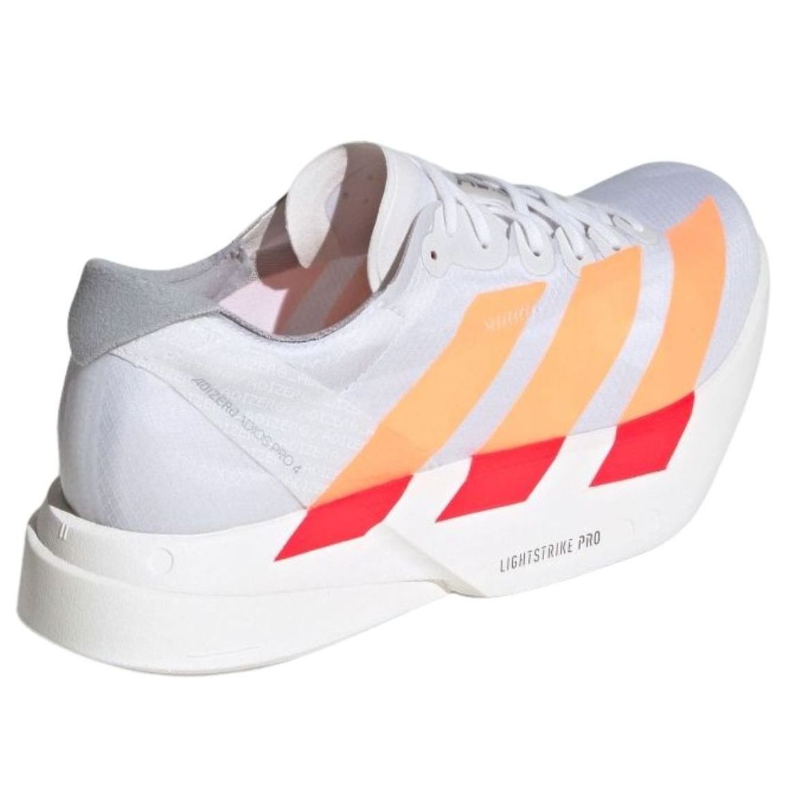 (WMNS) adidas Adizero Adios Pro 4 'White Beam Orange' JR7087
