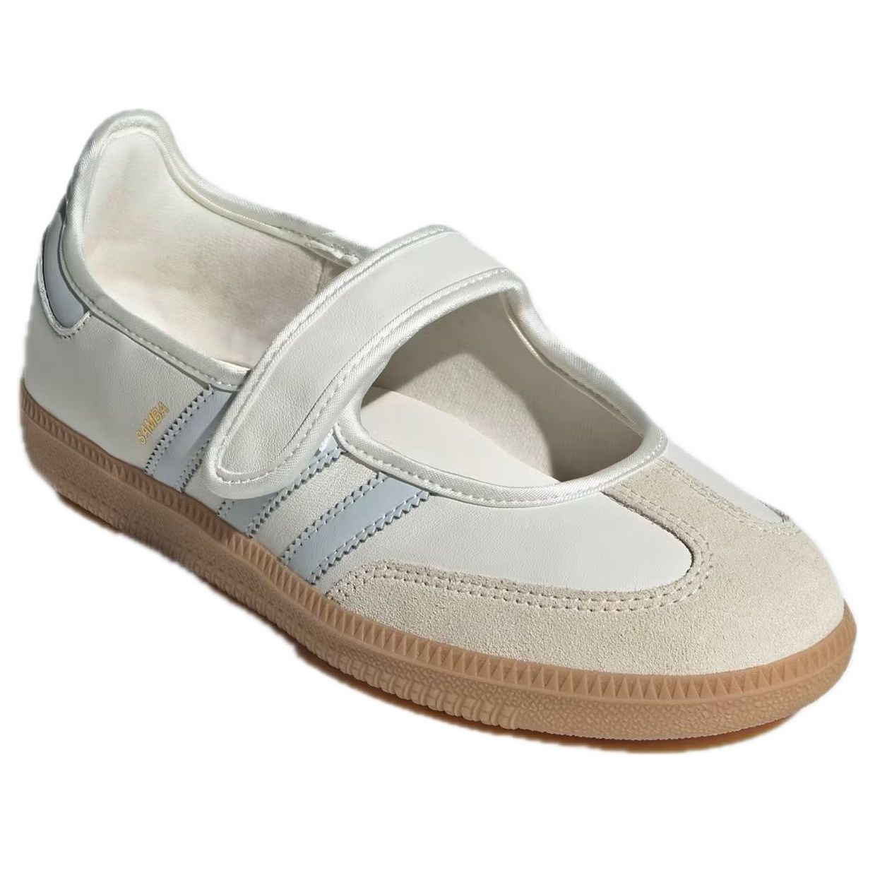 (WMNS)	adidas Samba Jane 'Cloud White Halo Blue Gum' JR7339