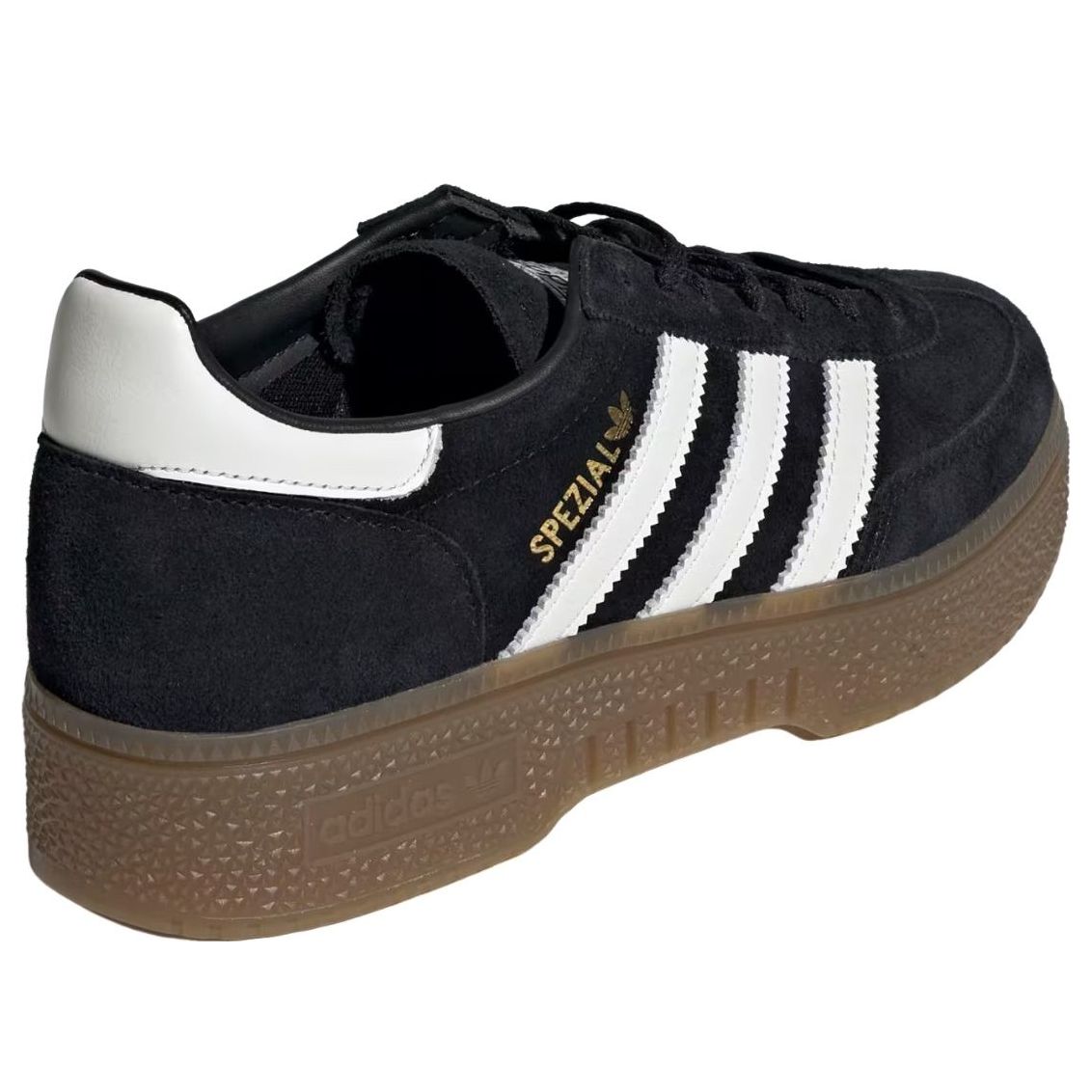 (WMNS) adidas Handball Spezial Bold 'Black White Gum' JR7438