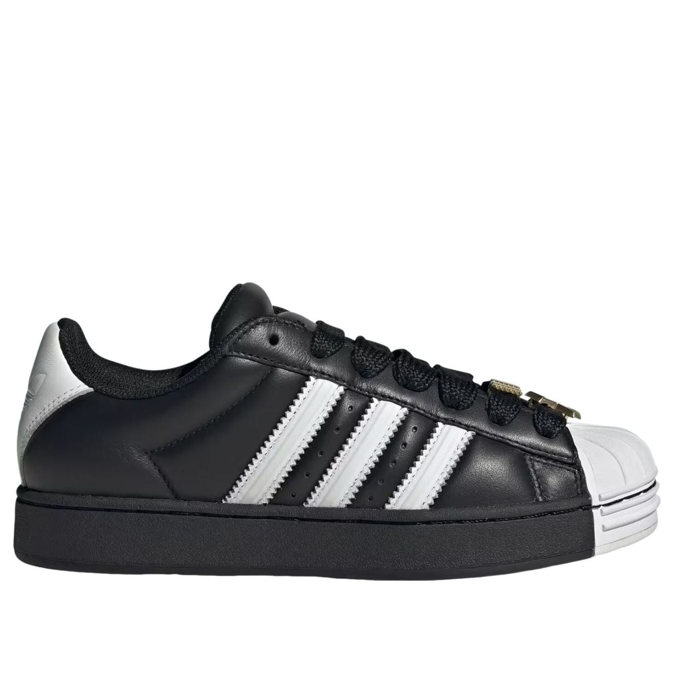 (WMNS) adidas Superstar 'Core Black Cloud White' JR7444