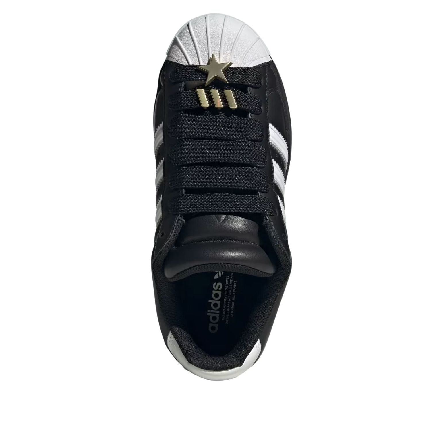 (WMNS) adidas Superstar 'Core Black Cloud White' JR7444