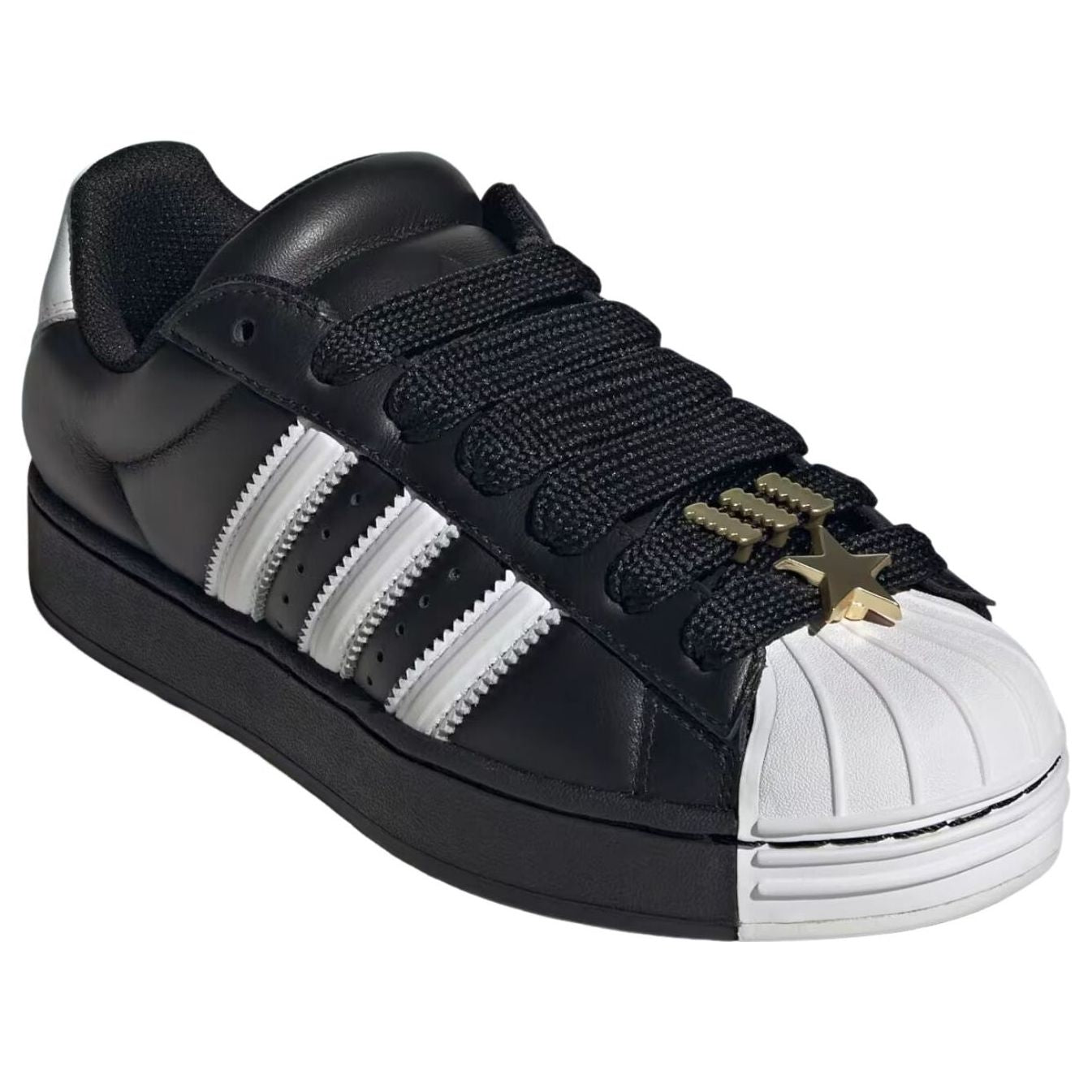 (WMNS) adidas Superstar 'Core Black Cloud White' JR7444
